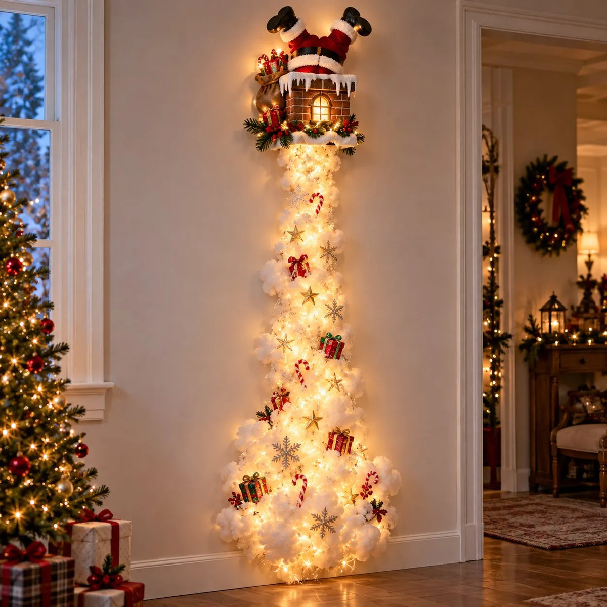 🎄✨ Wandleuchte „Weihnachtszauber-Pfad“ – Ein wenig Weihnachtszauber, direkt an deiner Wand